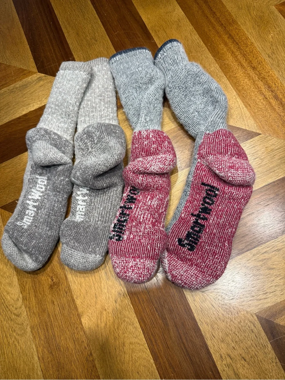 Smartwool Men's Crew Socks — lined Preowned 2 pair